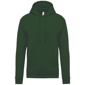 Sweat capuche homme esprit club - K477 pull junior:minimum 5 pièces Kariban Vert forêt XS 