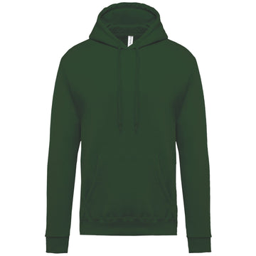 Sweat capuche homme esprit club - K477 pull junior:minimum 5 pièces Kariban Vert forêt XS 
