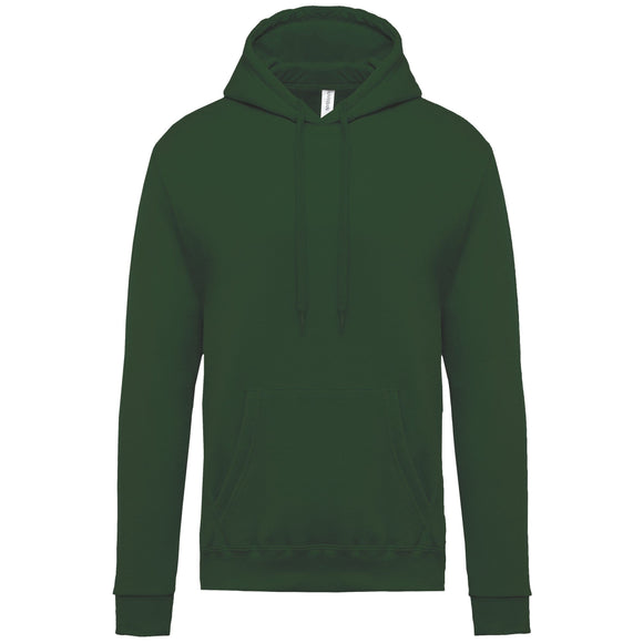 Sweat capuche homme esprit club - K477 pull junior:minimum 5 pièces Kariban Vert forêt XS 