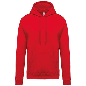 Sweat capuche homme esprit club - K477 pull junior:minimum 5 pièces Kariban Rouge XS 