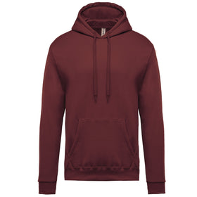 Sweat capuche homme esprit club - K477 pull junior:minimum 5 pièces Kariban Bordeaux XS 