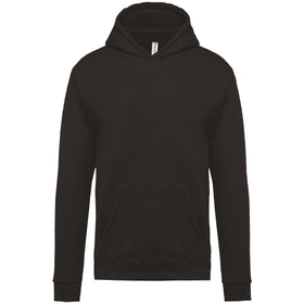 Sweat capuche junior esprit club - K477 pull junior:minimum 5 pièces Kariban Noir 4/6 ans 