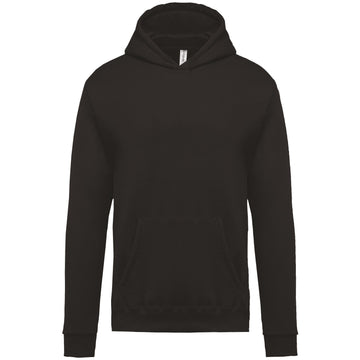 Sweat capuche junior esprit club - K477 pull junior:minimum 5 pièces Kariban Noir 4/6 ans 