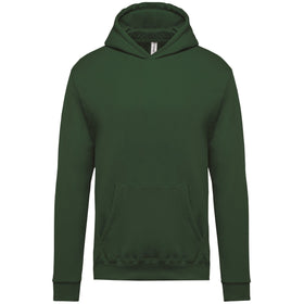 Sweat capuche junior esprit club - K477 pull junior:minimum 5 pièces Kariban Vert forêt 4/6 ans 