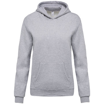 Sweat capuche junior esprit club - K477 pull junior:minimum 5 pièces Kariban Gris 4/6 ans 