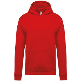 Sweat capuche junior esprit club - K477 pull junior:minimum 5 pièces Kariban Rouge 4/6 ans 