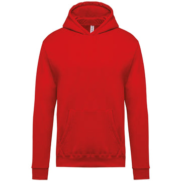 Sweat capuche junior esprit club - K477 pull junior:minimum 5 pièces Kariban Rouge 4/6 ans 
