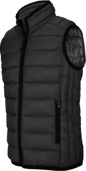 Doudoune légère personnalisée sans manches K-6113 doudoune homme Kariban noir S 