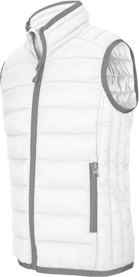 Doudoune légère personnalisée sans manches K-6113 doudoune homme Kariban blanc S 