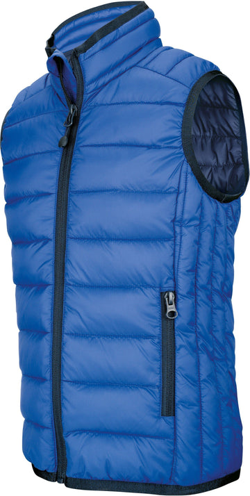 Doudoune légère personnalisée sans manches K-6113 doudoune homme Kariban bleu S 