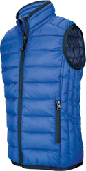 Doudoune légère personnalisée sans manches K-6113 doudoune homme Kariban bleu S 
