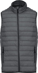 Doudoune légère personnalisée sans manches K-6113 doudoune homme Kariban gris foncé S 