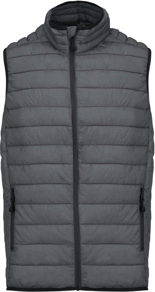 Doudoune légère personnalisée sans manches K-6113 doudoune homme Kariban gris foncé S 