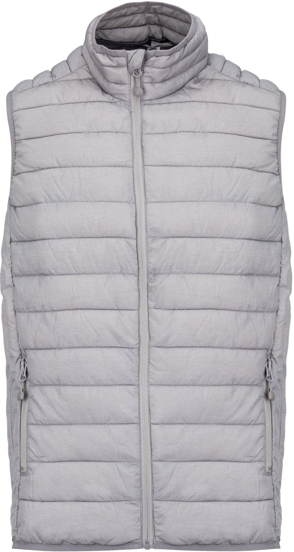 Doudoune légère personnalisée sans manches K-6113 doudoune homme Kariban argent S 