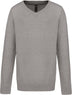Pull personnalisé coton - K9109 pull junior Kariban melange gris 6-8 ans 