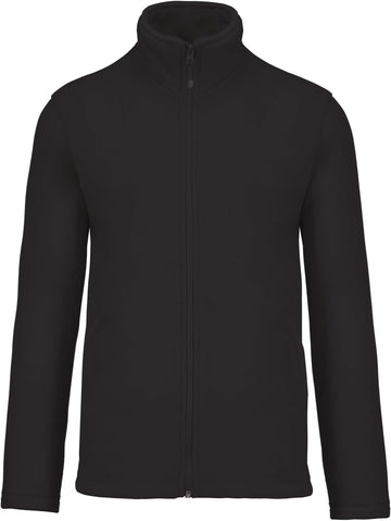 Veste micro plaire zippée - K911 Veste homme : minimum 5 pièces Kariban Noir S 