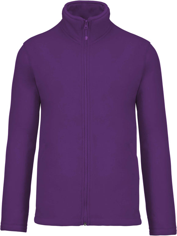 Veste micro plaire zippée - K911 Veste homme : minimum 5 pièces Kariban Violet S 