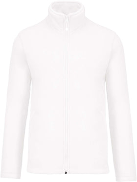 Veste micro plaire zippée - K911 Veste homme : minimum 5 pièces Kariban Blanc S 