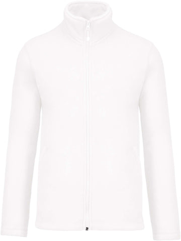 Veste micro plaire zippée - K911 Veste homme : minimum 5 pièces Kariban Blanc S 