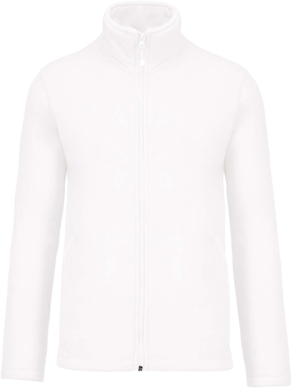 Veste micro plaire zippée - K911 Veste homme : minimum 5 pièces Kariban Blanc S 