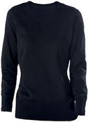 Pull personnalisé col V - K966 pull femme Kariban noir 4XL 