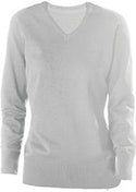 Pull personnalisé col V - K966 pull femme Kariban gris XS 