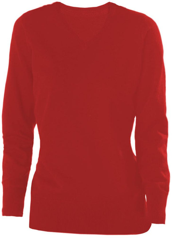 Pull personnalisé col V - K966 pull femme Kariban rouge 4XL 