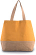 Sac shopping en toiles de coton et de jute-KI0235 Kimood Cumin 