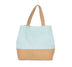 Sac shopping en toiles de coton et de jute-KI0235 Kimood Ice Mint 