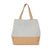 Sac shopping en toiles de coton et de jute-KI0235 Kimood Gris 