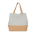 Sac shopping en toiles de coton et de jute-KI0235 Kimood Gris 