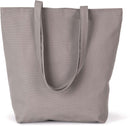 Sac cabas en coton bio - KI0252 Sac cabas : minimum 15 pièces kimood Metal gris 