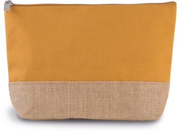 Pochette en toiles de coton et de jute-KI0276 Kimood Cumin 