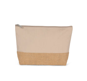 Pochette en toiles de coton et de jute-KI0276 Kimood Sable 