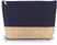 Pochette en toiles de coton et de jute-KI0276 Kimood Navy 