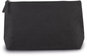 Trousse de toilette en coton - KI0727 trousse de toilette personnalisé kimood Noir 