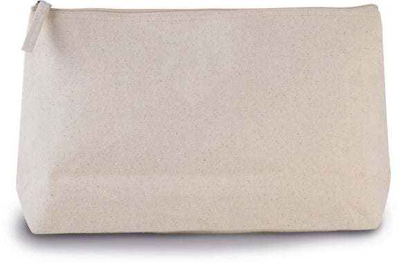 Trousse de toilette en coton - KI0727 trousse de toilette personnalisé kimood Naturel 