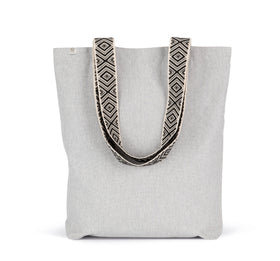 Sac shopping recyclé-KINS117 Kimood Gris/Noir Ethnique 