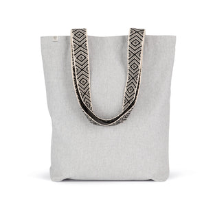 Sac shopping recyclé-KINS117 Kimood Gris/Noir Ethnique 