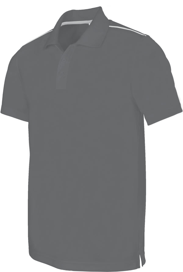 Polo personnalisé technique team golf- PA480 polo homme Pro act gris XS 