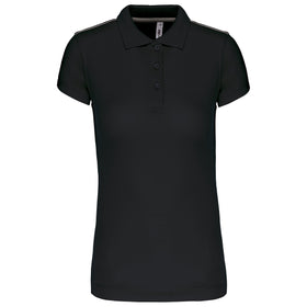 Polo personnalisé technique team golf- PA481 polo femme: minimum 5 pièces Pro act noir XS 