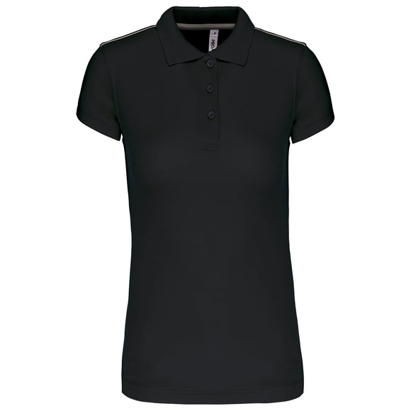 Polo personnalisé technique team golf- PA481 polo femme: minimum 5 pièces Pro act noir XS 