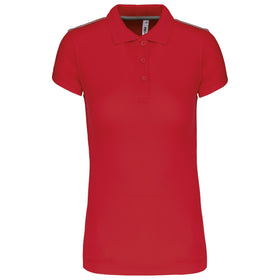 Polo personnalisé technique team golf- PA481 polo femme: minimum 5 pièces Pro act rouge XS 
