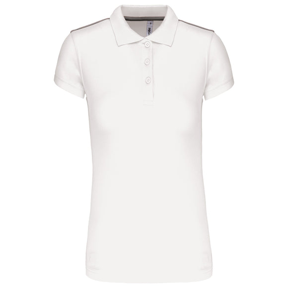 Polo personnalisé technique team golf- PA481 polo femme: minimum 5 pièces Pro act blanc XS 