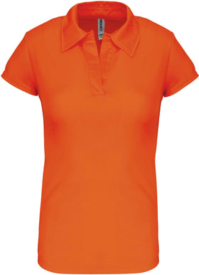 Polo technique équipe de golf - PA483 Polo femme :minimum 5 pièces Pro act Orange XS 