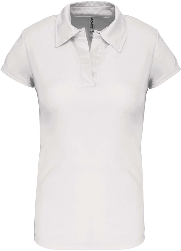 Polo technique équipe de golf - PA483 Polo femme :minimum 5 pièces Pro act Blanc XS 