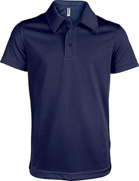 Polo personnalisé technique école de golf - PA484 polo junior Pro act marine 12-14 ans 