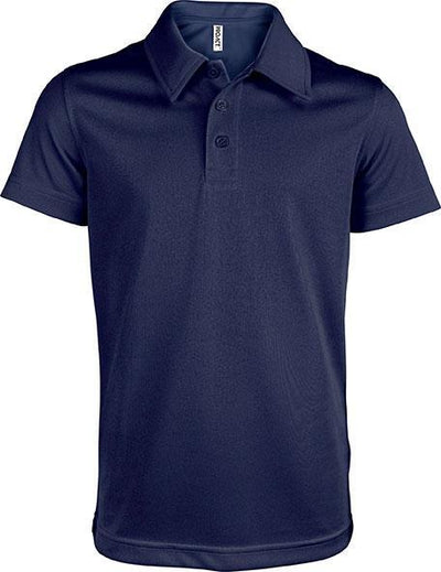 Polo personnalisé technique école de golf - PA484 polo junior Pro act marine 12-14 ans 