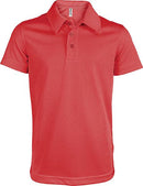 Polo personnalisé technique école de golf - PA484 polo junior Pro act rouge 12-14 ans 