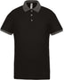 Polo personnalisé technique performance golf -PA489 polo homme Pro act noir/gris S 